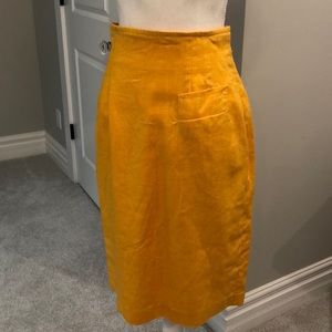 Ann Taylor Vintage 70’s Linen Pencil Skirt (8)